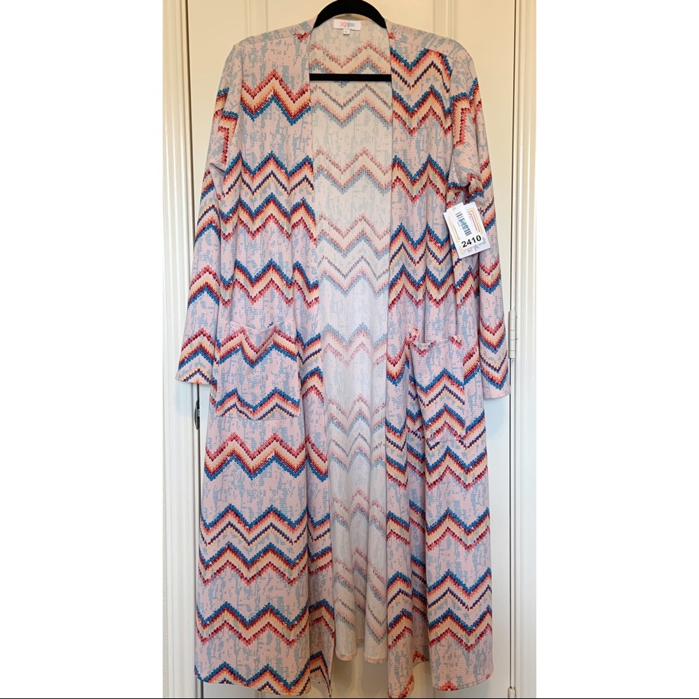 LuLaRoe Patterned Sarah Duster Cardigan